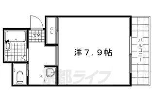 サン・ウォーター【203号室】の間取り