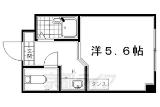 サン・ウォーター【304号室】の間取り