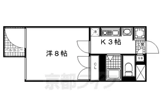 MONO COMODO 御前 A棟【302号室】の間取り