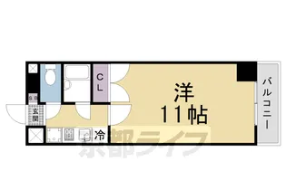 第8パールハイツ安井【303号室】の間取り