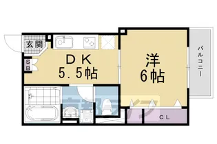 プチ・ウイング【101号室】の間取り