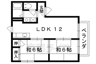 セントヴィラ−ジュⅡ【201号室】の間取り