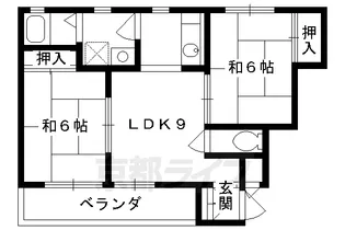 セトラファースト【102号室】の間取り