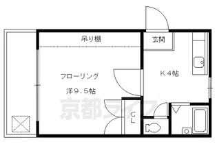 メゾン・ド・ビジュー【101号室】の間取り