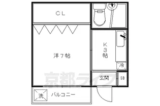 サンシャイン【301号室】の間取り