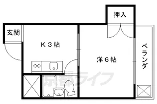 エクセレント東山【202号室】の間取り