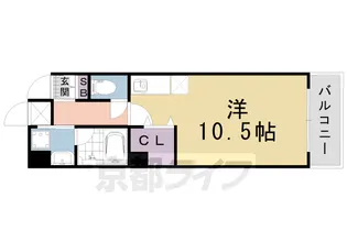 Caldo Pino【403号室】の間取り