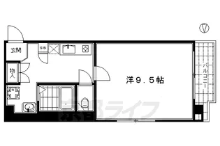 CASA YAMABUNⅡ【1001号室】の間取り