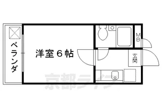メゾン リブゴージョ【2階】の間取り
