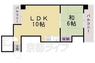 新橋ハイツ【4階】の間取り