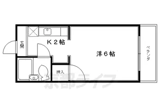 井忠ビル【502号室】の間取り