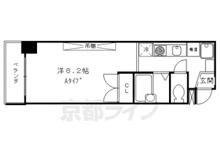 1Kの間取り画像