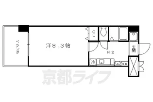 CASA VERDE高辻【3階】の間取り