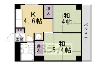京都府京都市下京区和気町【マンション】の間取り