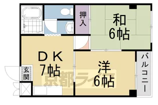 ヴィラロイヤルYUKI【404号室】の間取り