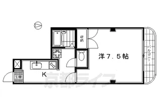 CUORE【301号室】の間取り