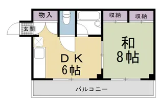 クローバーハウス【303号室】の間取り