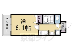 プレサンス京都烏丸NEXT【3階】の間取り