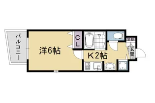 プレサンス京都烏丸NEXT【4階】の間取り