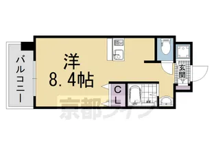 プレサンス京都烏丸NEXT【8階】の間取り