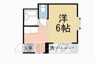 ヌヴェールハイツ【205号室】の間取り