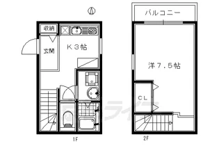 ユリマージュ【1階】の間取り