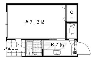 Meets【403号室】の間取り