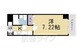 Mercurio Kioto【4階】の間取り