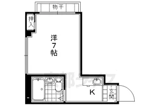 メゾン・ド・アリス【3-H号室】の間取り