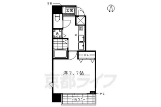 サムティ京都駅前【10階】の間取り