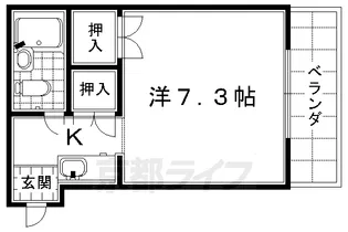 レジデンスYOHEI【4階】の間取り