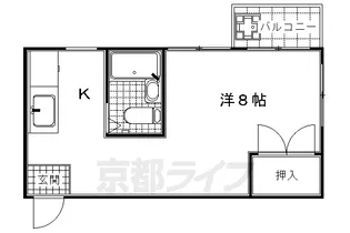 西田マンション【206号室】の間取り