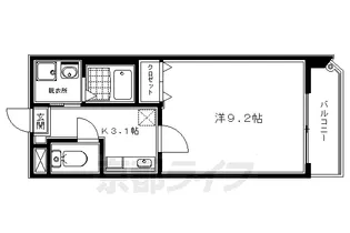 ビレイユ眞英七条本町【307号室】の間取り