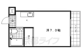 ロードアベニュー【207号室】の間取り