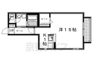 メゾン綾小路【201号室】の間取り