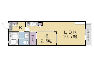 メゾン綾小路【206号室】の間取り