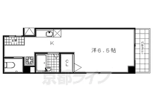 フルーヴコート【408号室】の間取り