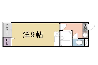 バース山川【4階】の間取り