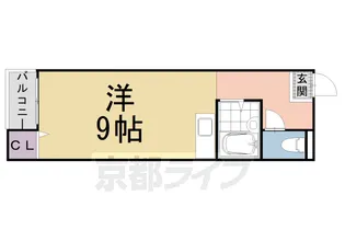 バース山川【3階】の間取り