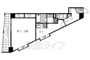 ベラジオ京都清水【5階】の間取り