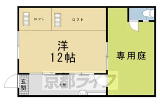 京都府京都市南区東九条東御霊町【テラスハウス】の間取り