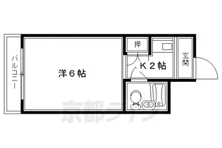 メゾン・ル・レヴェ【407号室】の間取り