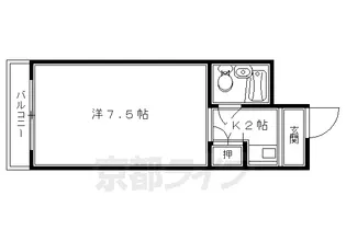 メゾン・ル・レヴェ【207号室】の間取り