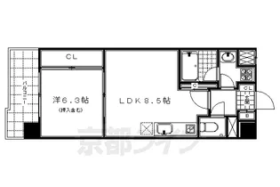 サルタル大和大路【2階】の間取り