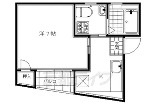 アルメール八条【2-B号室】の間取り