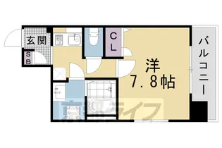 アスヴェル京都東寺前【3階】の間取り