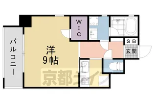 ハーモニアス西大路【901号室】の間取り