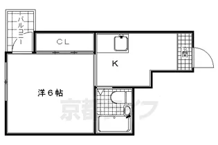 スカイハウスVOLVO【301号室】の間取り