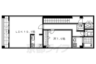 とういビル(東医ビル)【201号室】の間取り