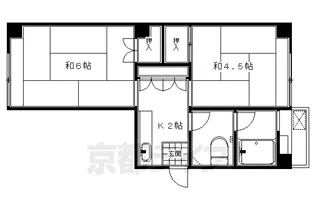 七条ハイツ【203号室】の間取り
